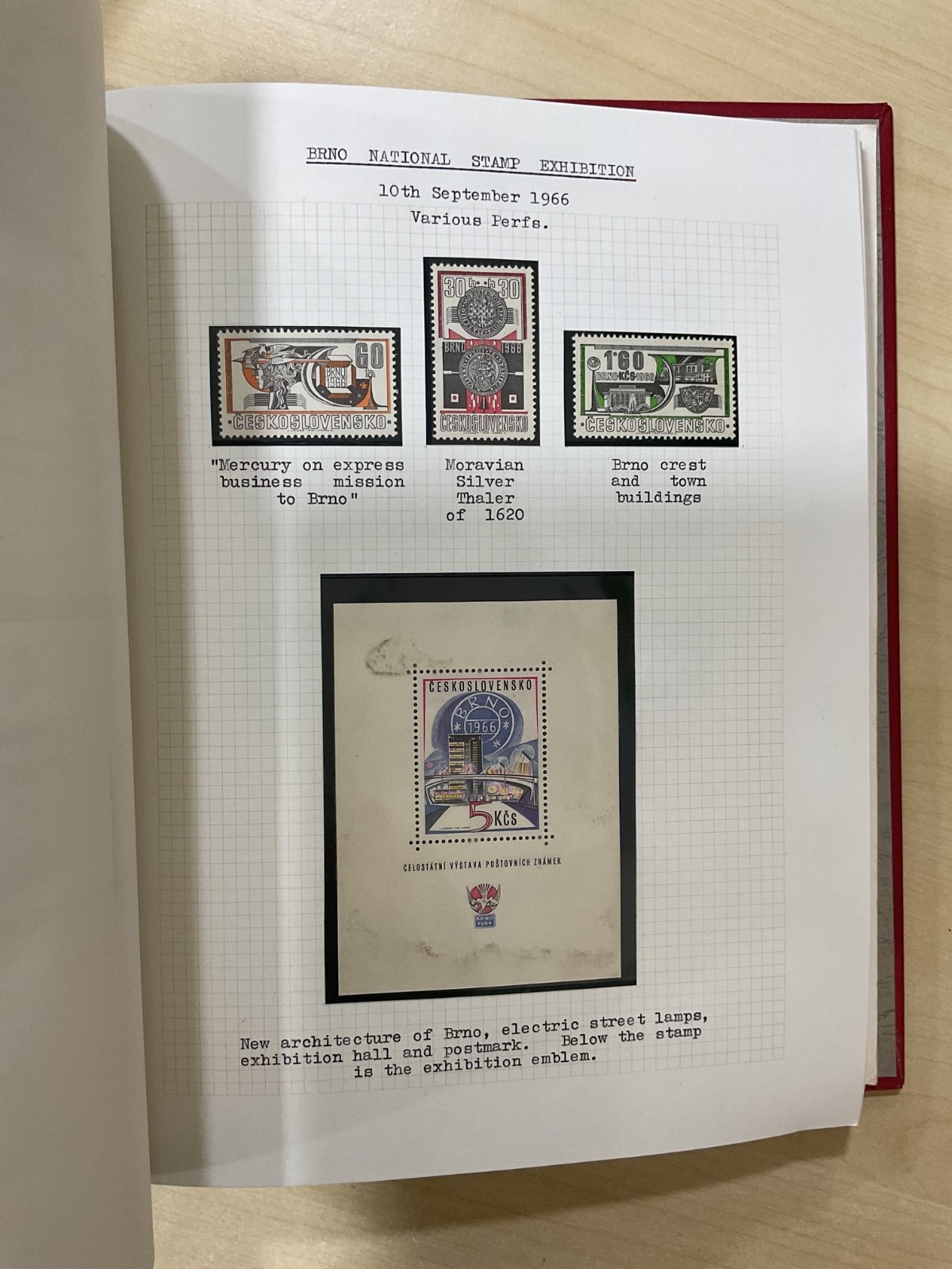 Czechoslovakia stamps. 1938 - 1970. Mint. Well written up album. G/109