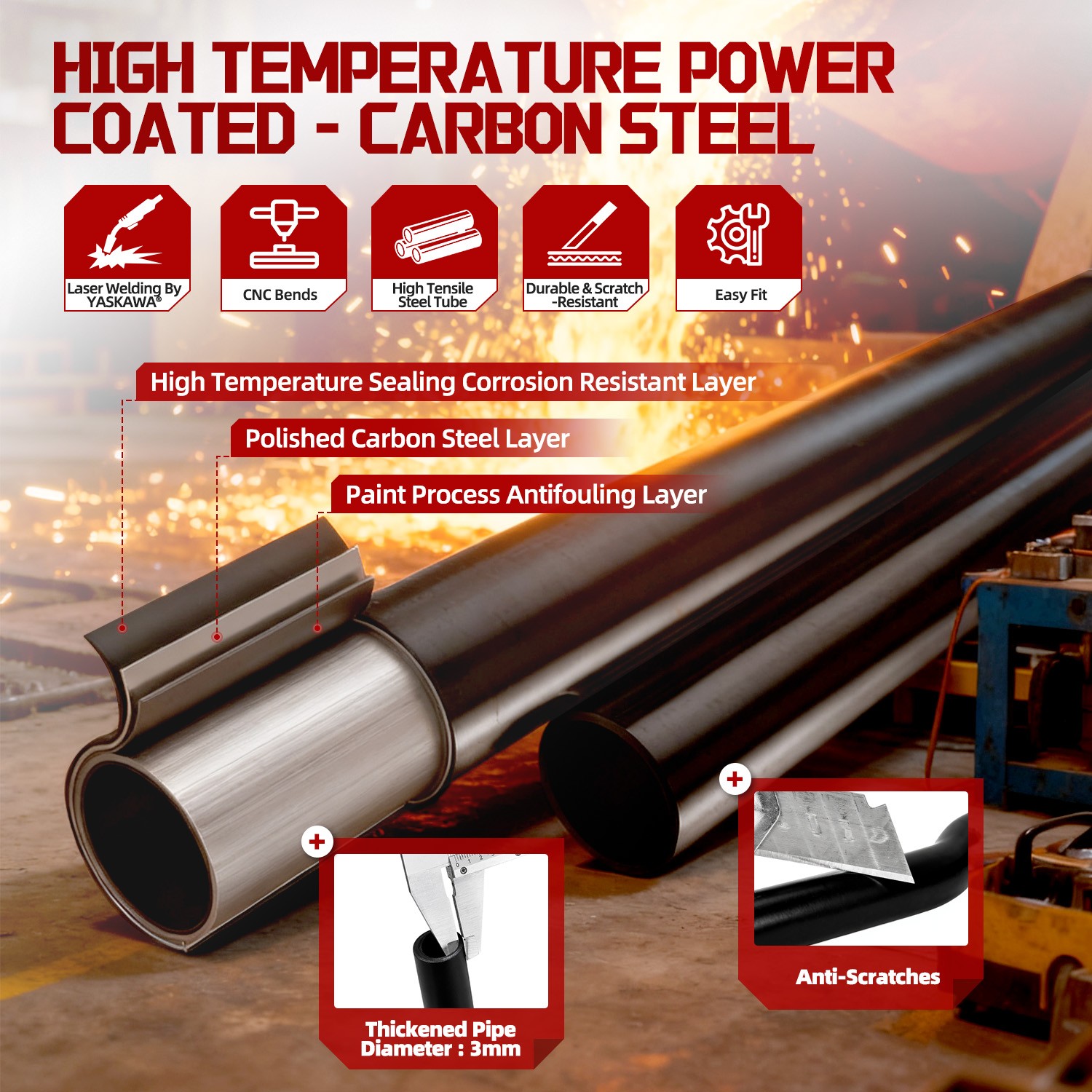 Luggage Rack for Kawasaki Vulcan S 650 VN Driver Backrest Carrier 2026 WOLFLINE