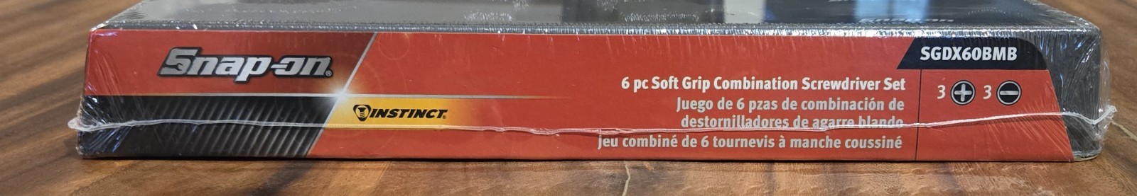 Snap-on Soft Grip Metallic Blue Instinct 6-Piece Screwdriver Set