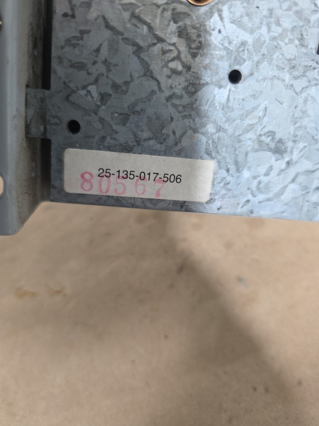 Siemens 25-135-017-506 Breaker Handle Switch / MCC Handle Mechanism