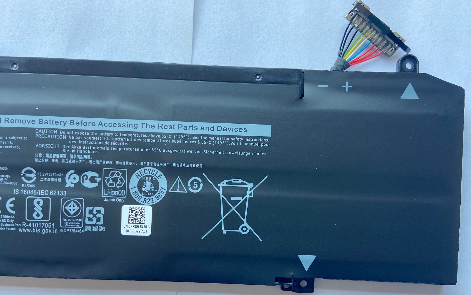 Genuine 1F22N Battery ForAlienw M15 2018 M17 G5 5590 G7 7590 7790 8622M HYWXJ