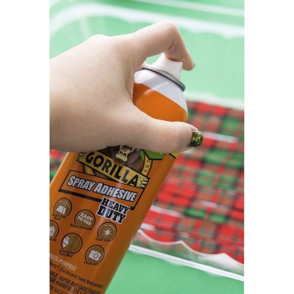 Gorilla Glue 6301502 Spray Adhesive, 14 Fl Oz, Aersol Can, Clear