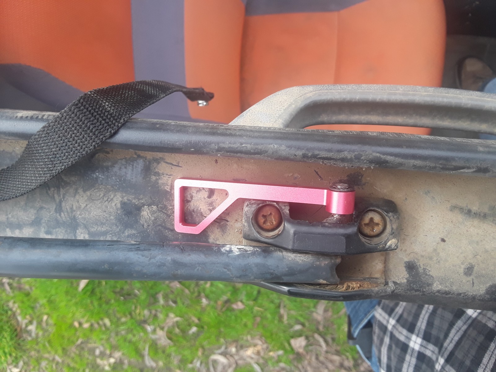 Billet Aluminum Geo Tracker/Suzuki Sidekick Soft Top Strap Tensioners (Set of 2)