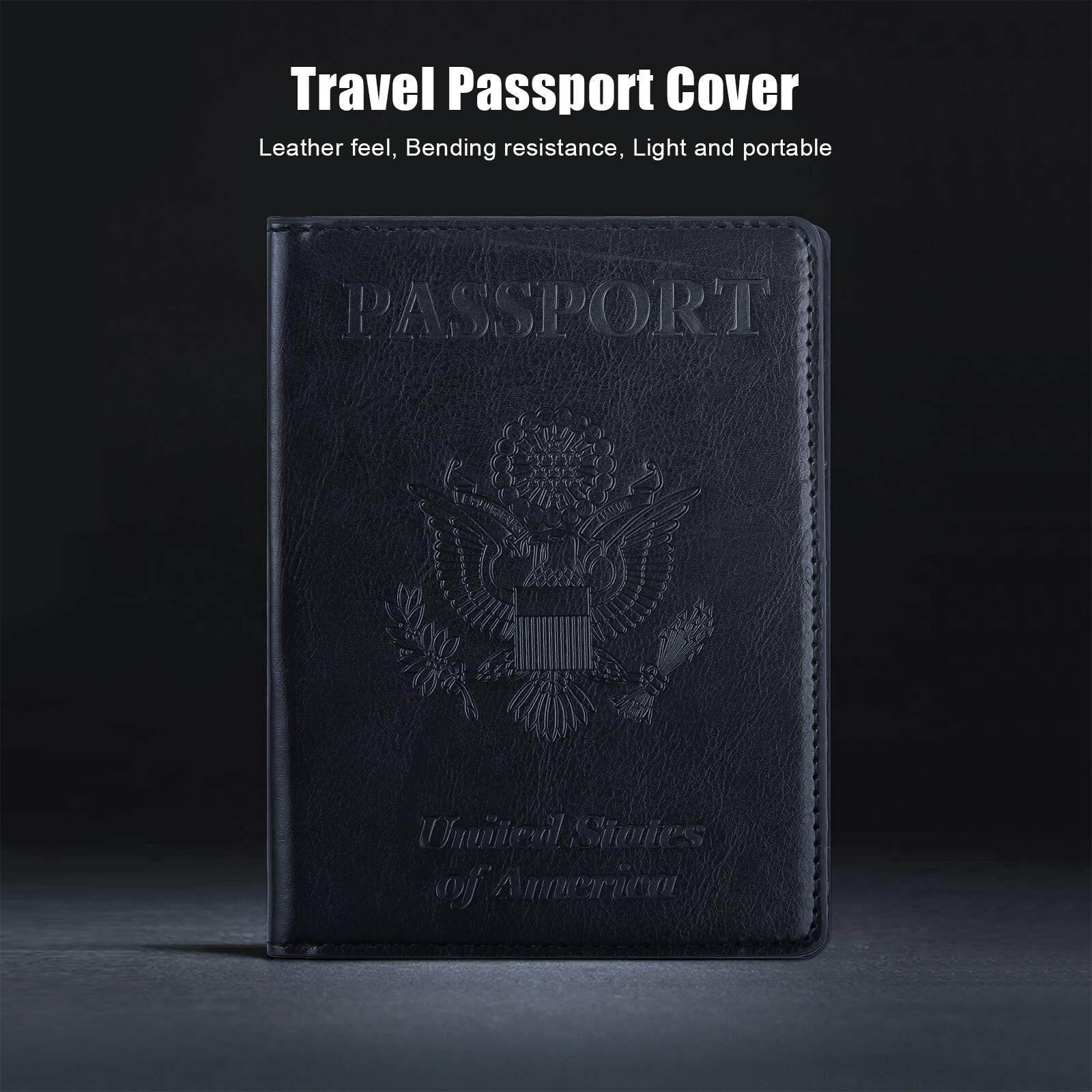 Slim Leather Travel Passport Wallet Holder RFID Blocking ID Card Case Cover US