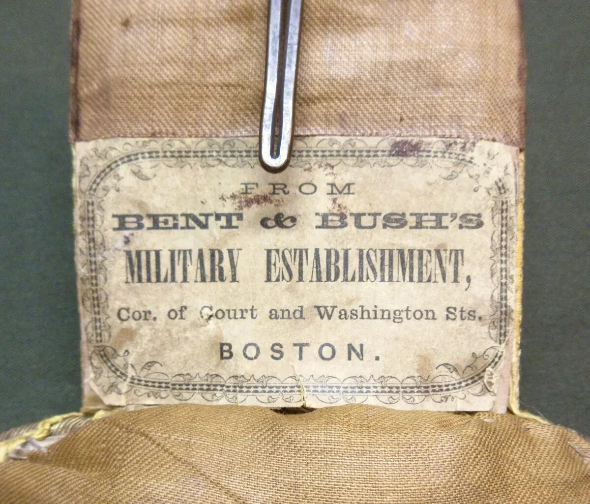 Pre Civil War Company Grade Epaulettes Made by Bent & Bush - Boston