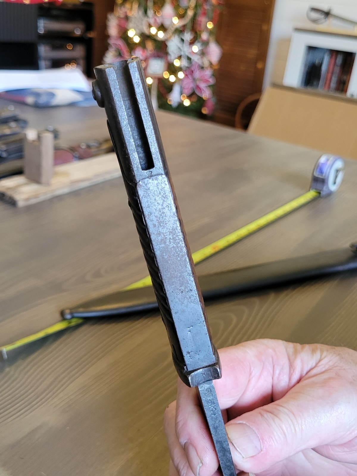 EXCELLENT! WWI German Mauser Butcher Blade Bayonet & Sheath