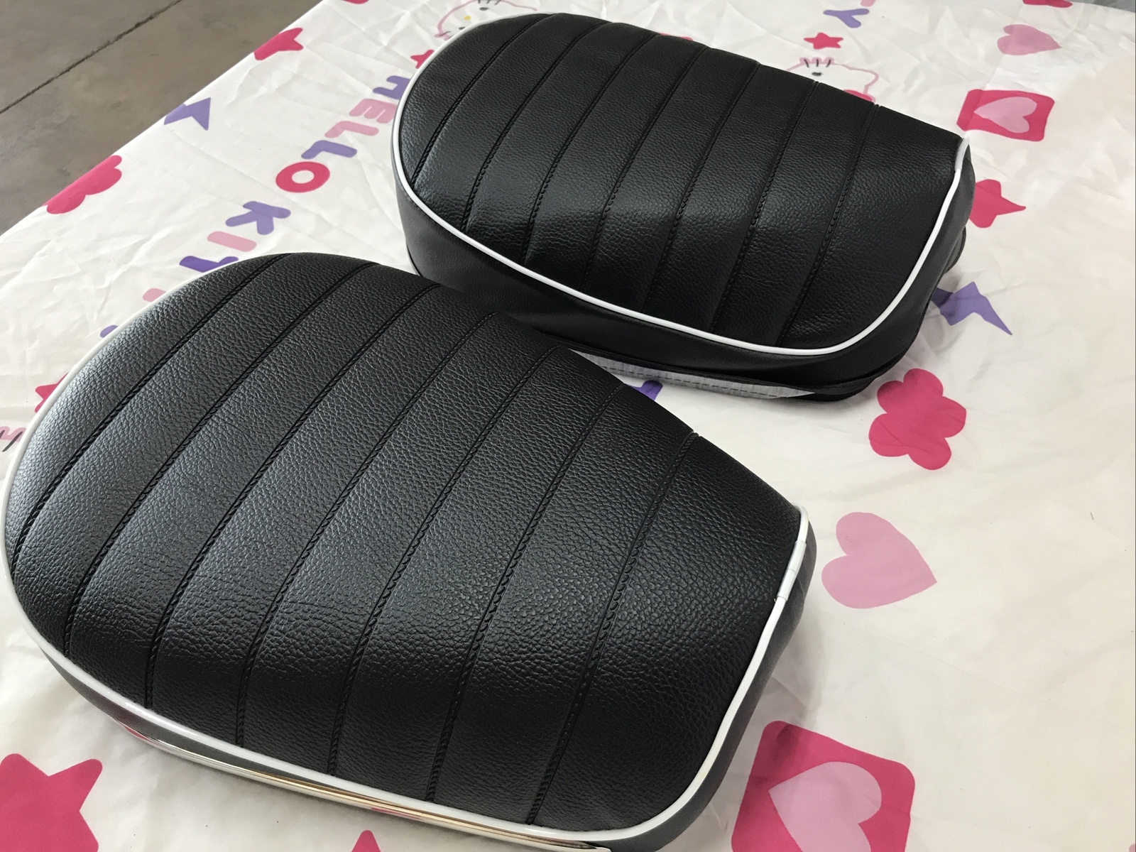 HONDA CT90 SEAT COVER TRAIL 90 SEAT COVER 1969 TO 1971 MODEL SILVER LOGO (H*-33)