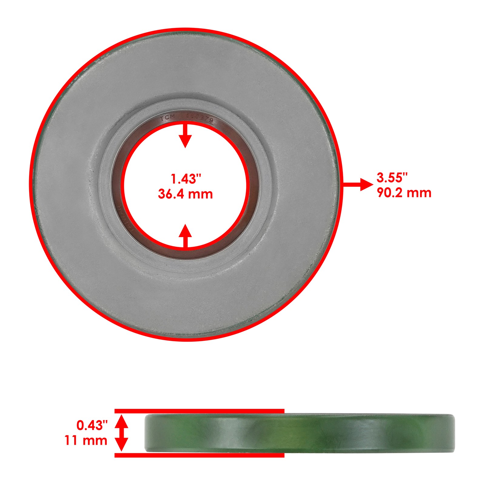 Rear Differential Gear & Pinion Bearing Seal For Can Am Commander 1000 2014-2015