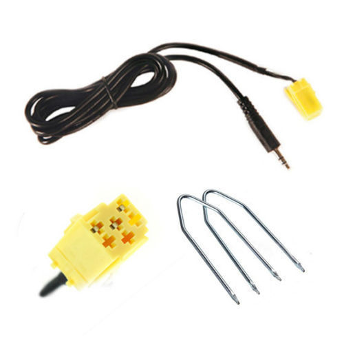 AUX cable kit 1.50mt for Alfa 159 Fiat 500 Grande Punto Croma Panda Lancia Y Musa