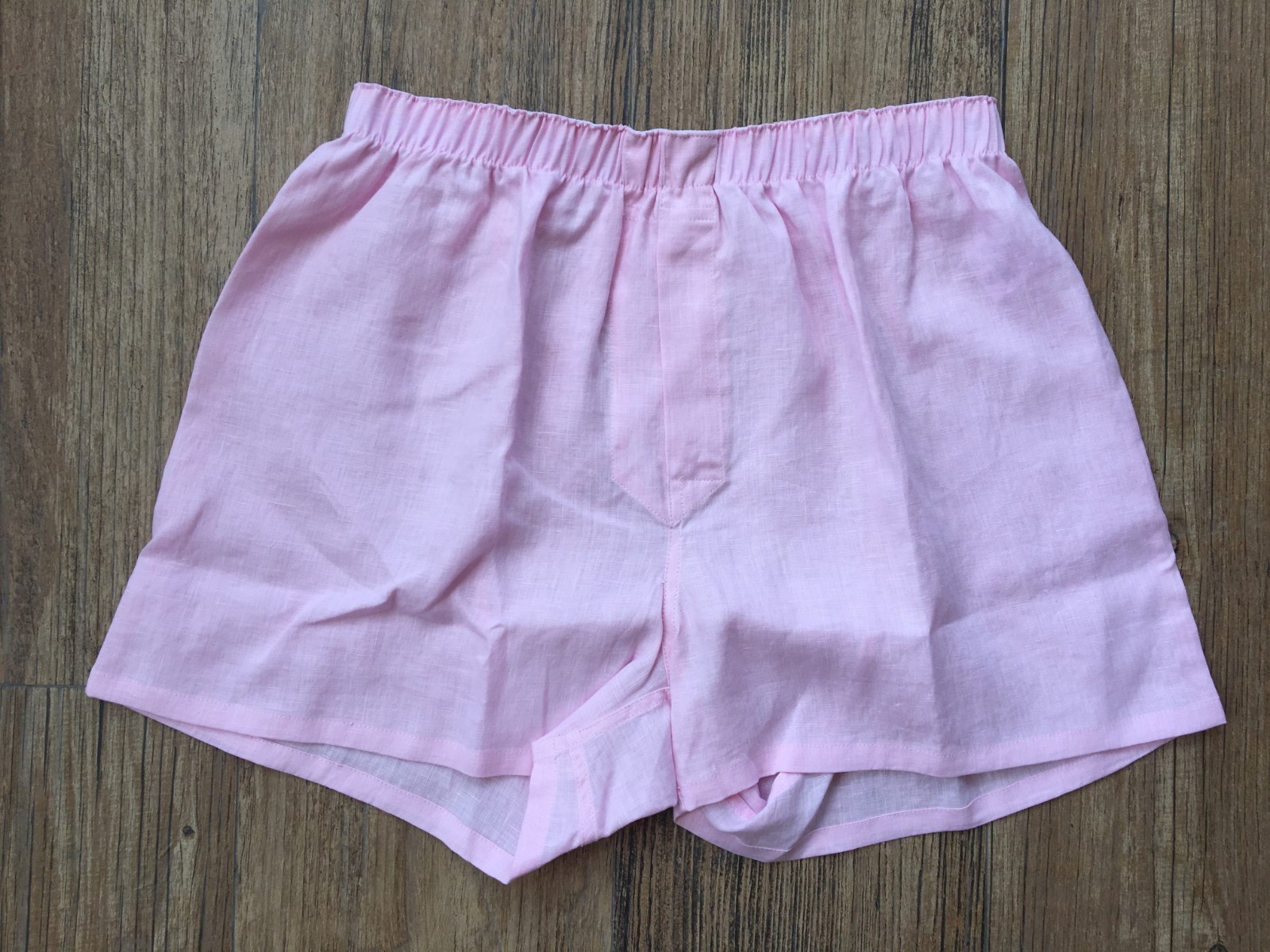 Pack of 5Pcs Men's Boxer Shorts 100% Linen Organic Eco Friendly Underwear Trunks