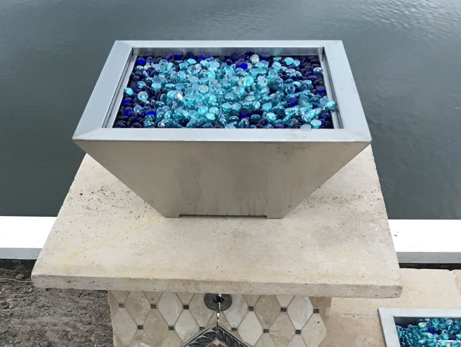 Fire Pit Water Bowl Firepit Fountain Outdoor Pool Deck Builder Series Propane