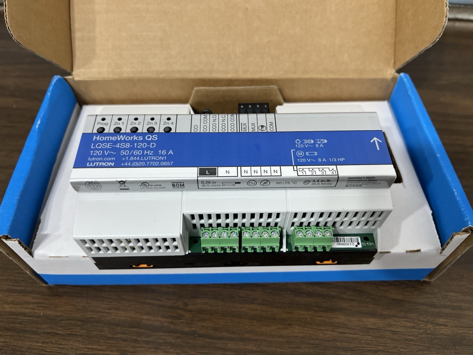 Lutron HomeWorks QS LQSE-4S8-120-D Switching Power Module - ( PRICE FOR 1 UNIT