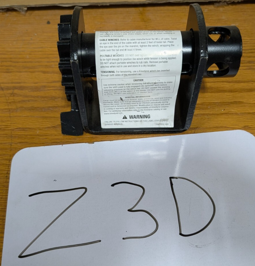 Heavy-Duty Weld on Tie down Strap Winch WLL 6,670 lb (Z3D)