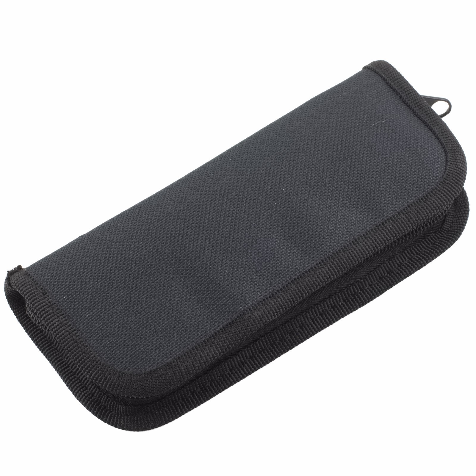 Two Pocket Zippered Knife Carrying Storage Case Pouch Pack Holds 2 6" Knives