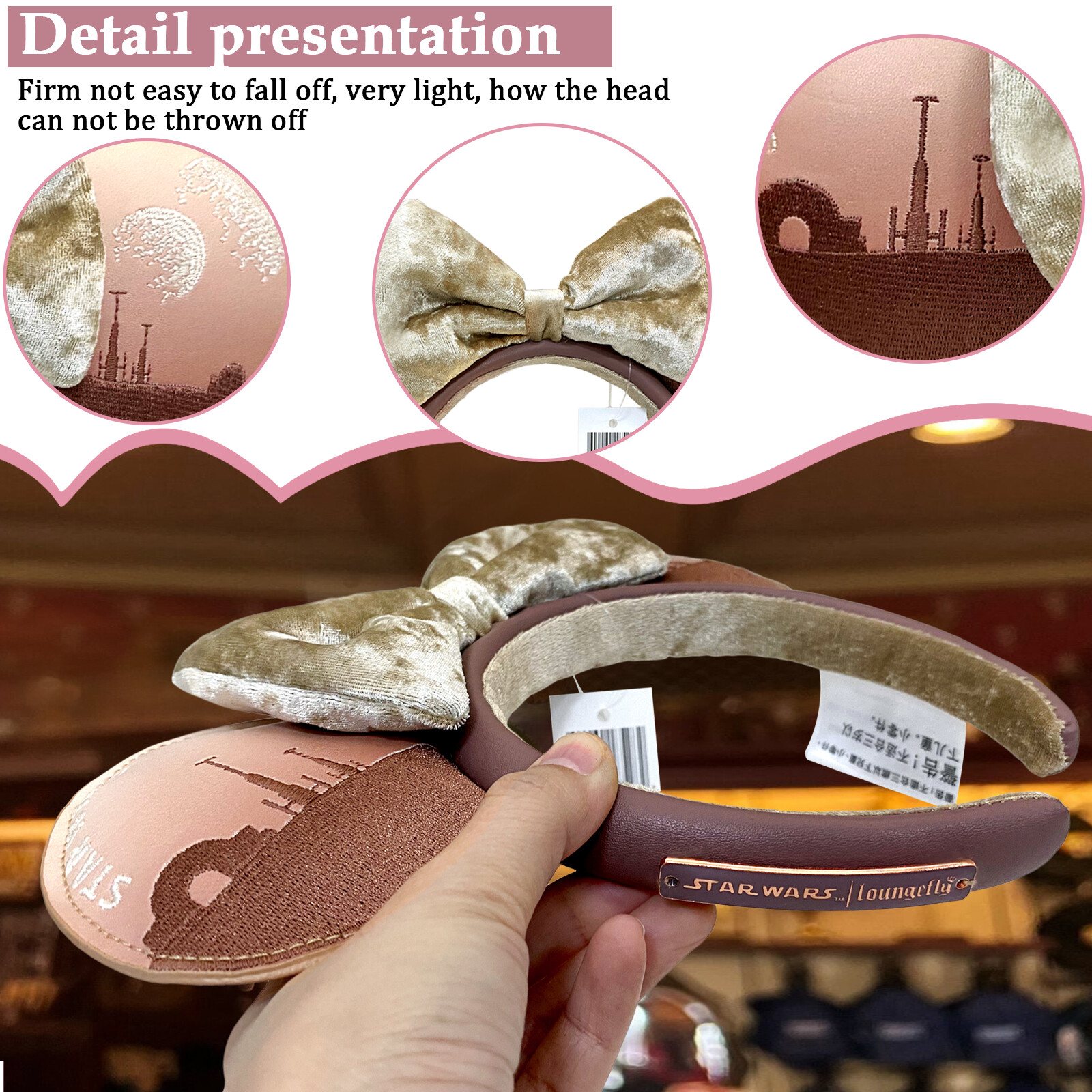 Disney Parks Star Wars Sands of Tatooine Minnie Ears Headband