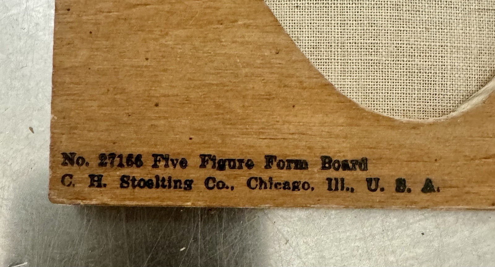 Vintage Stoelting Five Figure Form Board Psychology Test Educational Chicago