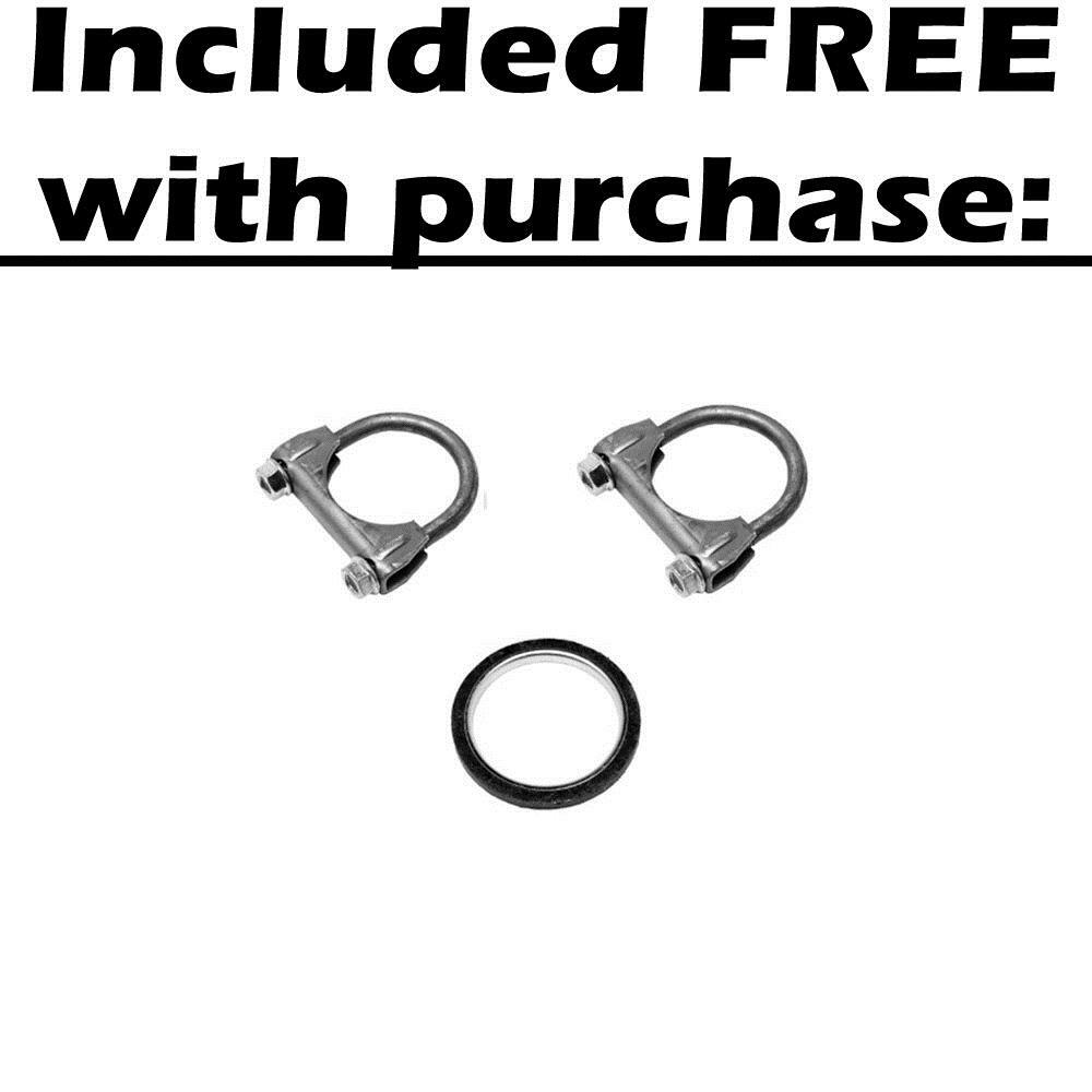 Stainless Steel Resonator Muffler Tailpipe fits 2004-2010 Toyota Sienna FWD