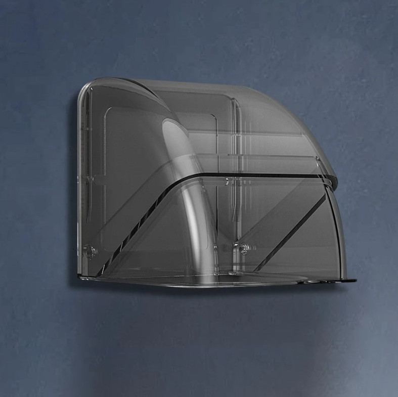 1pc 86 Type Outdoor Socket Waterproof Cover Rainproof Electrical Outlet Box