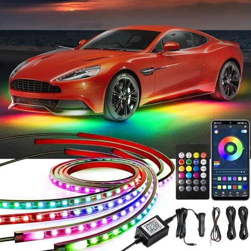 Underglow Kit, RGB-IC Under Car Lights With Dream Color Dancing Chasing, 213