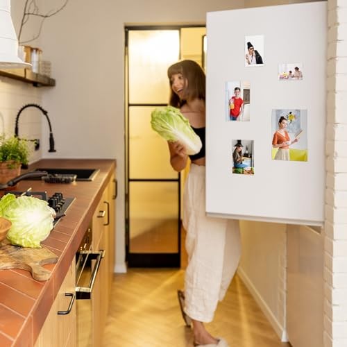 10 Pcs Acrylic Magnetic Picture Photo Frames for Refrigerator Fridge 5x7 4x6