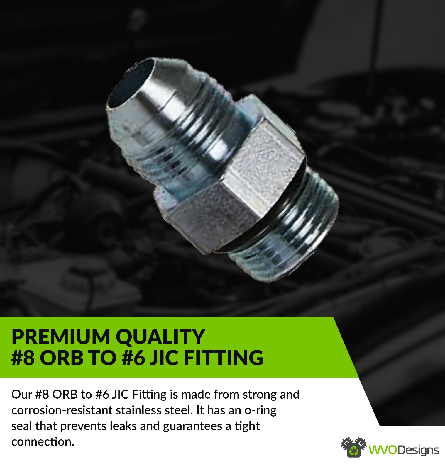 #8 ORB to #6 JIC Fitting