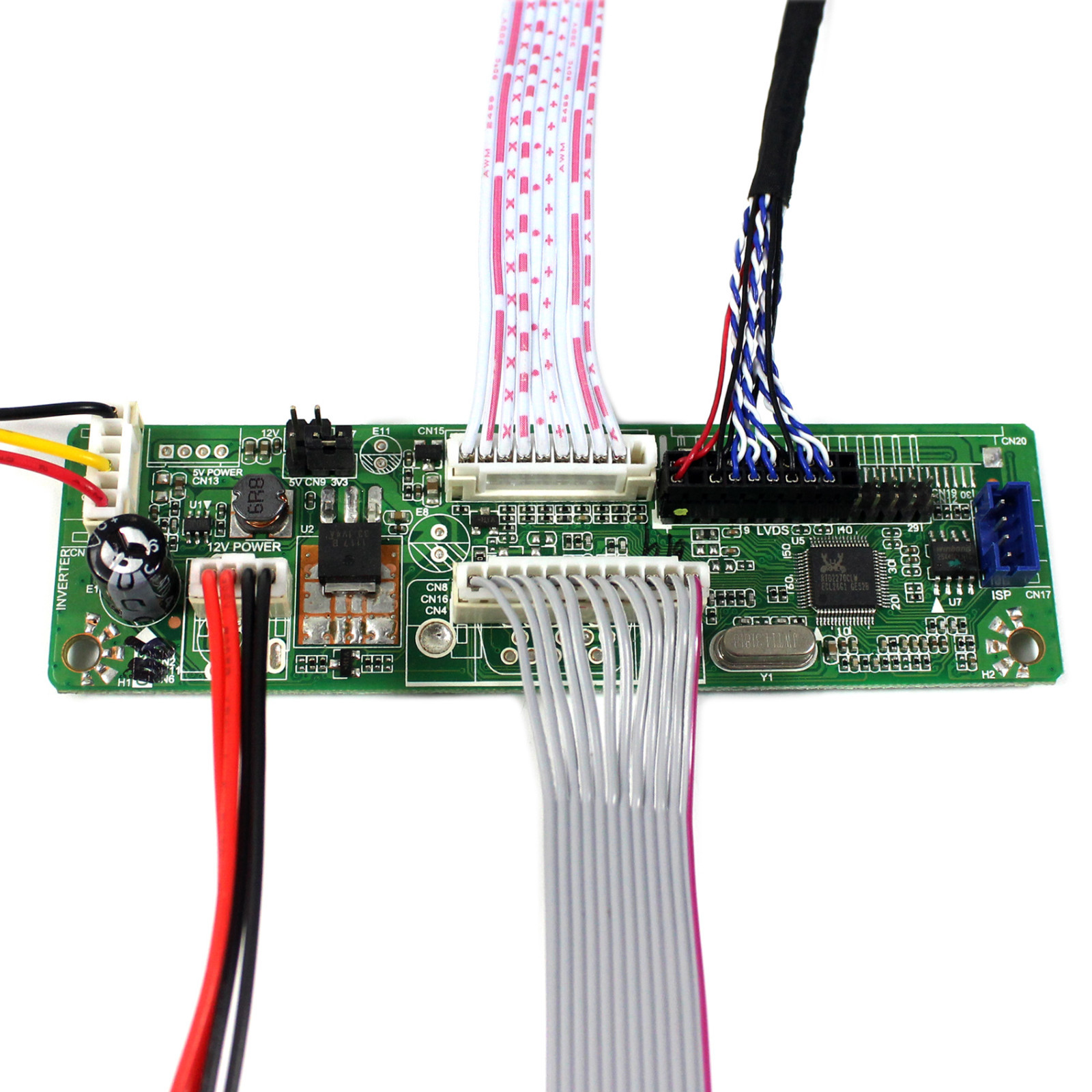 VGA LCD Controller Board Work For 10.1"~22" LVDS Interface LCD Screen