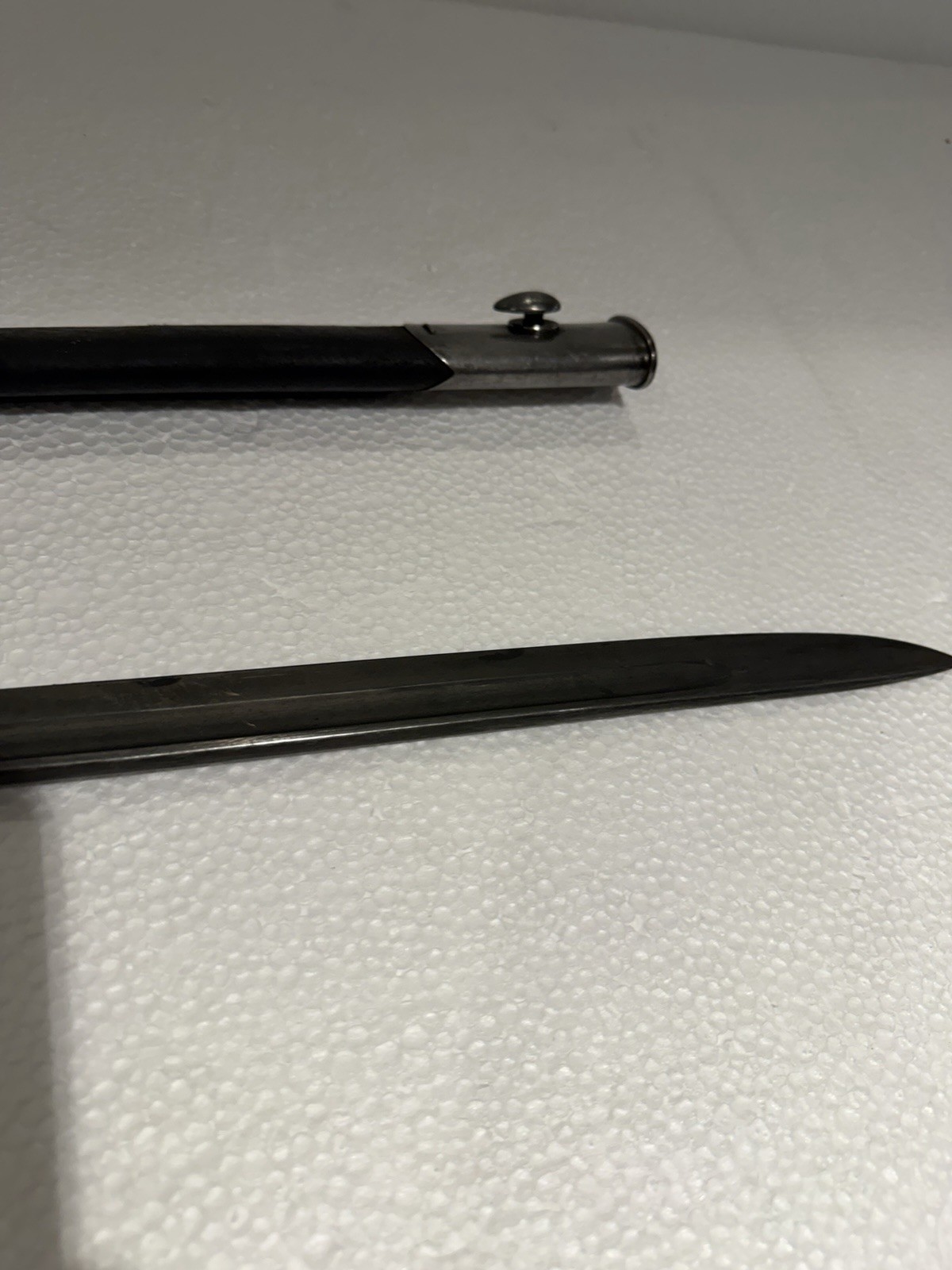 WWI WWII British English Pattern 1907 Rifle Bayonet Knife & Scabbard