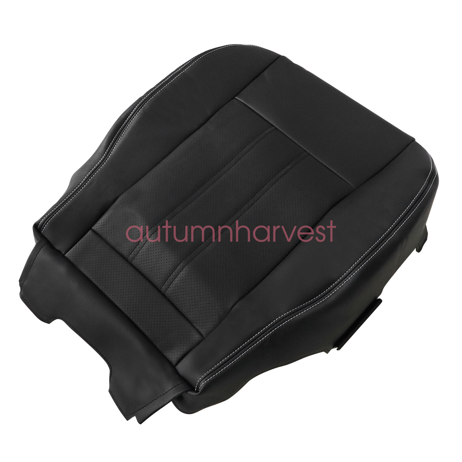 2011-2016 Fits CHRYSLER TOWN & COUNTRY Driver Bottom Leather Seat Cover Black