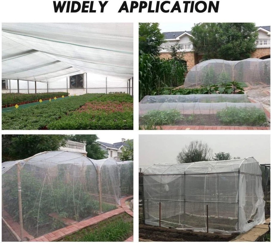 10*50ft Mosquito Garden Bug Insect Netting Barrier Bird Net Plant Protect Mesh