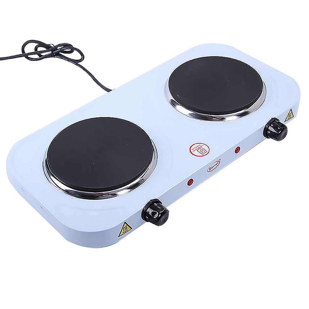 Portable Electric Double Burner Hot Plate Kitchen Cooktop Cooking Stove 2000W