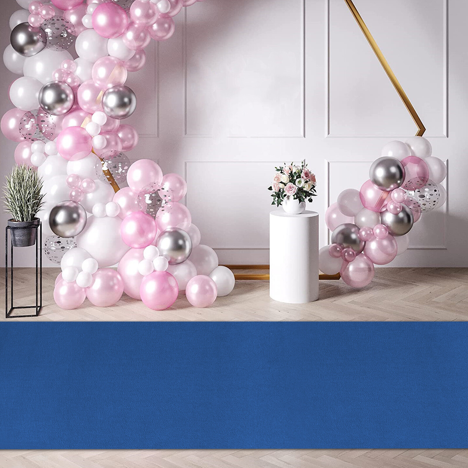 360GSM Blue Carpet Runner Wedding Award Party Event Aisle Rug DIY Cutting 3*33ft