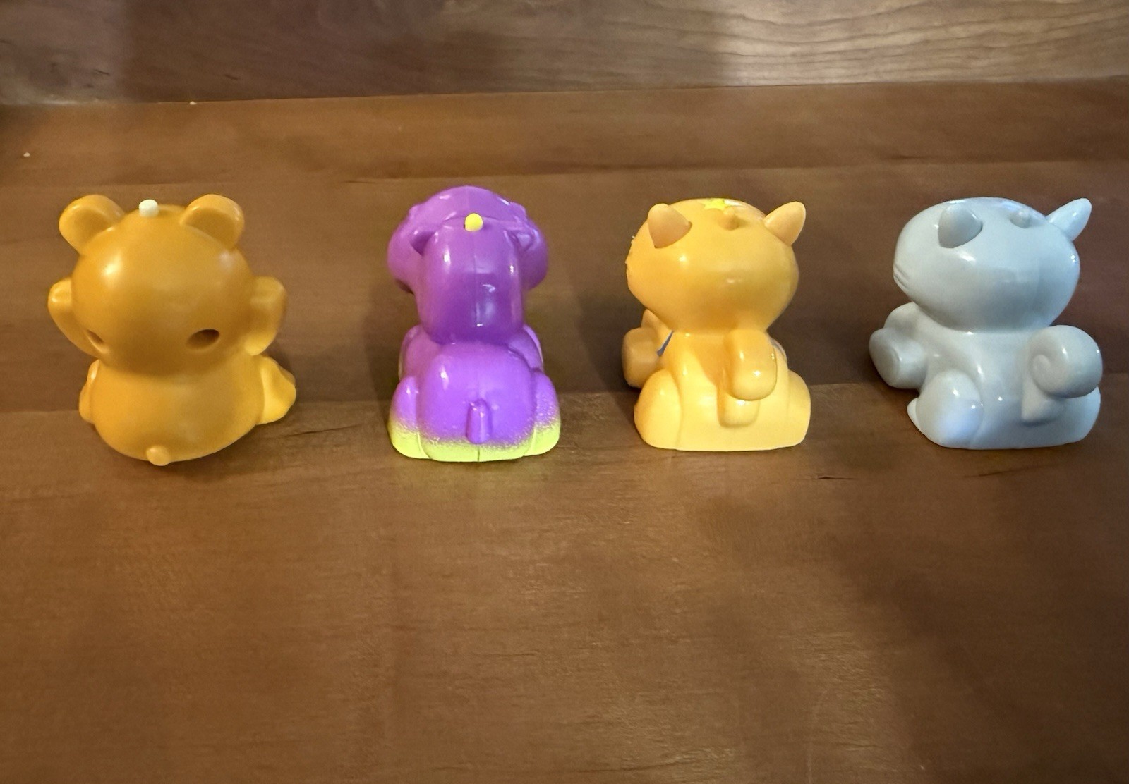 Vintage Burger King Kids Meal Toys MICRO PETS PALS TOMY 2003 Hippo Kitten Bear