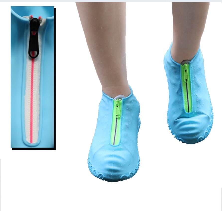 Waterproof Silicone Reusable Rain Shoe Covers Anti-slip Shoes Cover Protector US