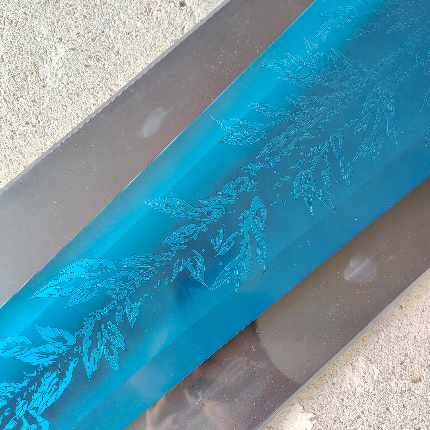 48 Inch All Metal Dark Moon Greatsword Carian Ranni's Moonlight Blue Cosplay Swo