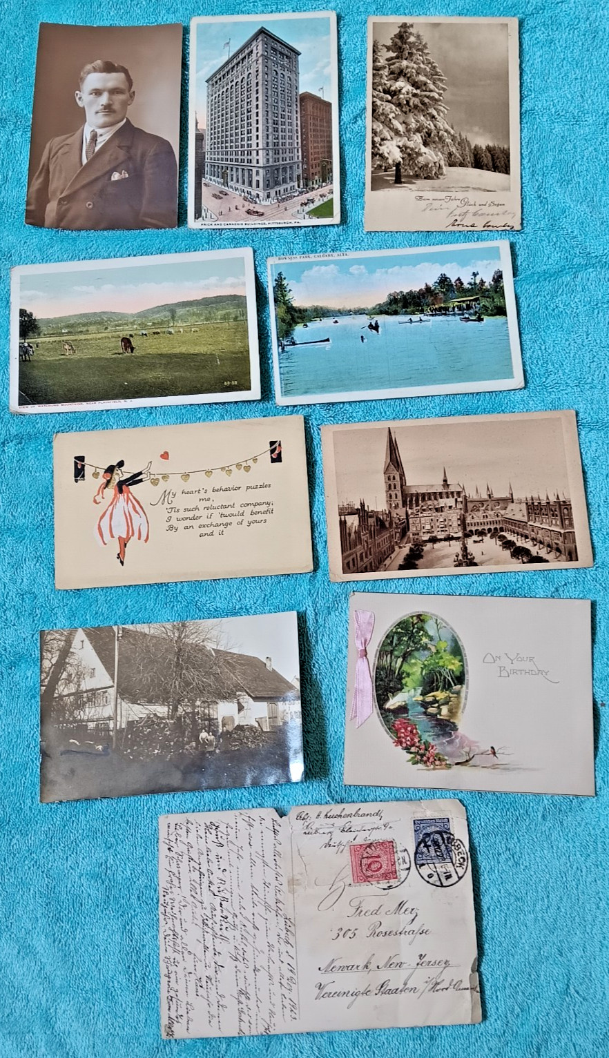 1910 to 1930's letter's from and to Nazi supporter stock #799