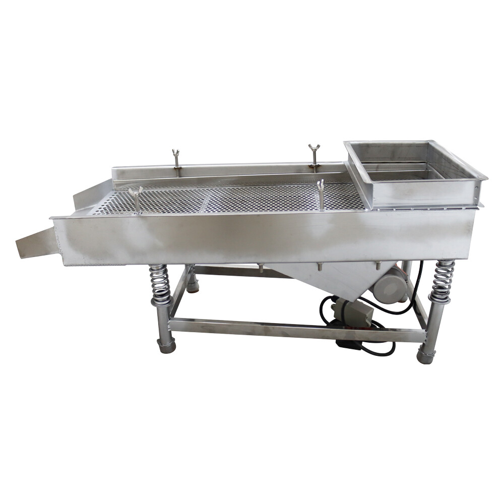 Electric Shaker Stainless Steel Linear Vibrating Screen Sifter with 7mm Screen
