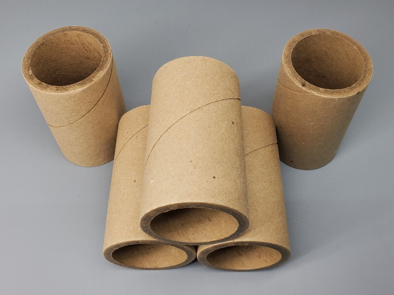 5pc Fireworks Paper Cardboard Tubes 2" x 4" x 1/4" Heavy Walled