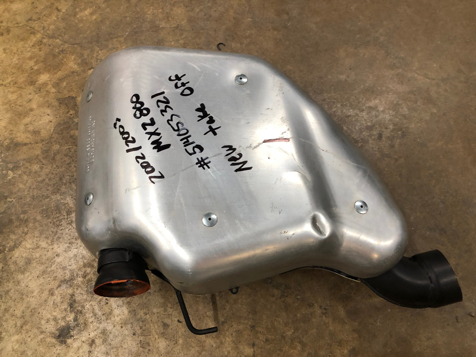 2002-2003 Ski-Doo MXZ 800 OEM Formula Exhaust Silencer Muffler Pipe 02 03