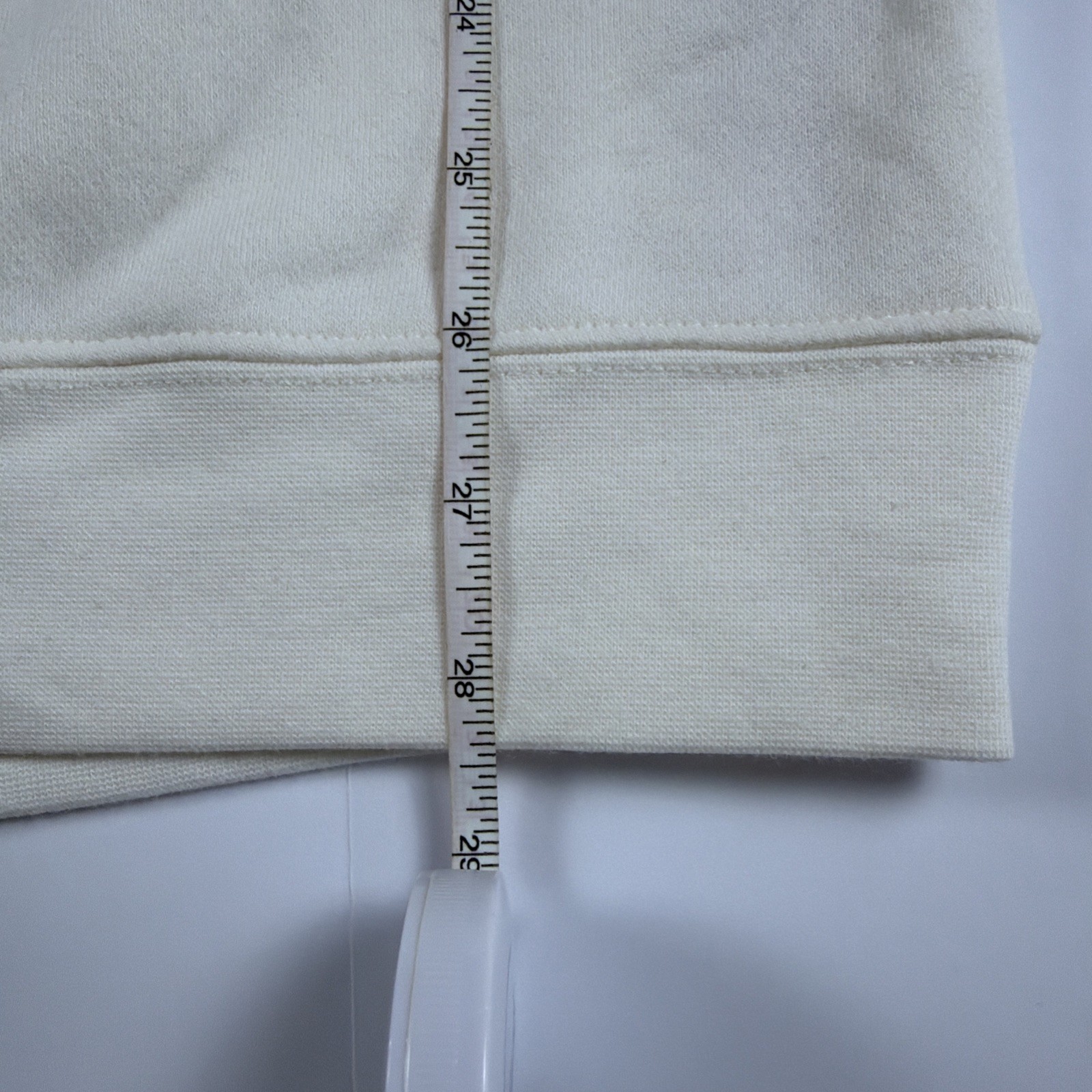 Disney Star Wars Embossed Logo Hoodie Cream Off-White Pullover Sweatshirt 2XL