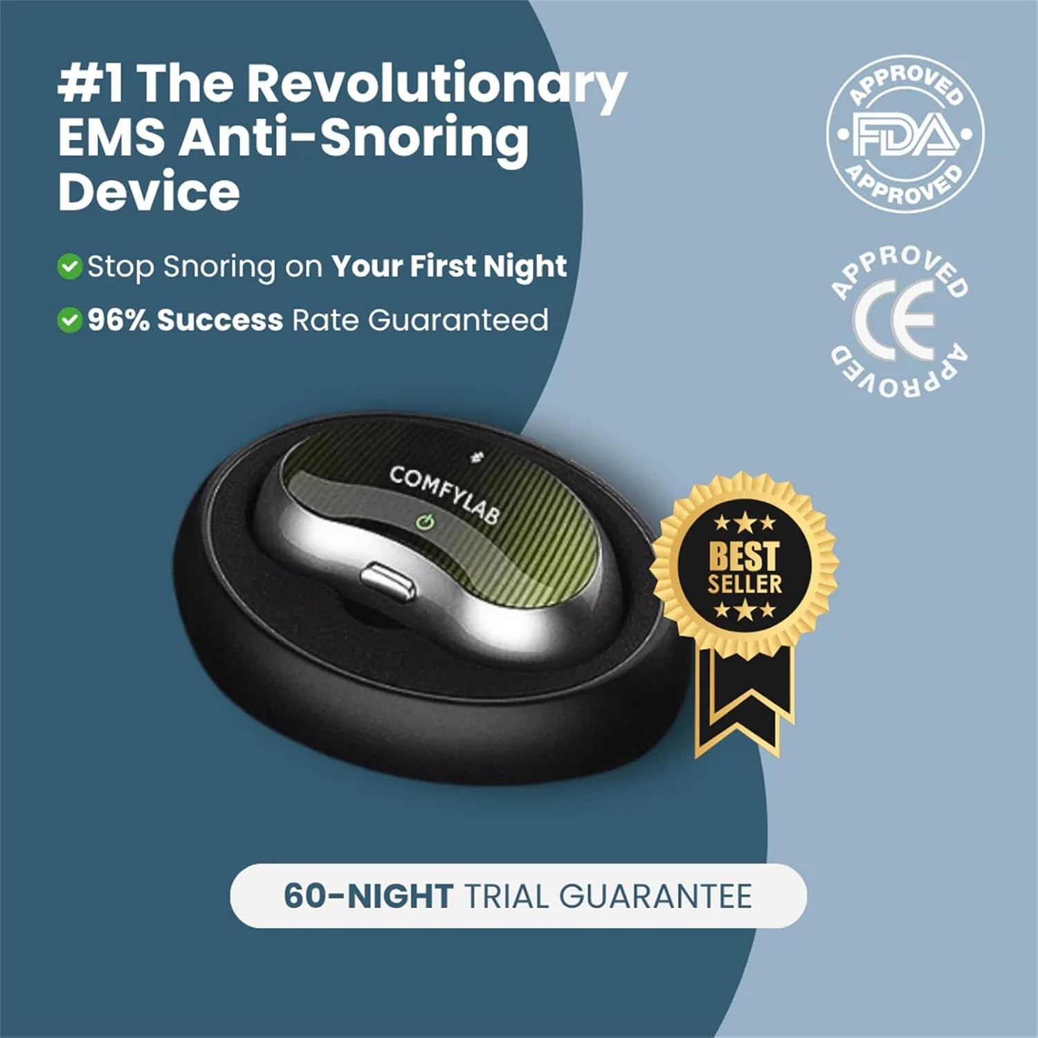 Comfylab Anti Snoring Neurostimulation Device, Professional Anti Snoring Devices
