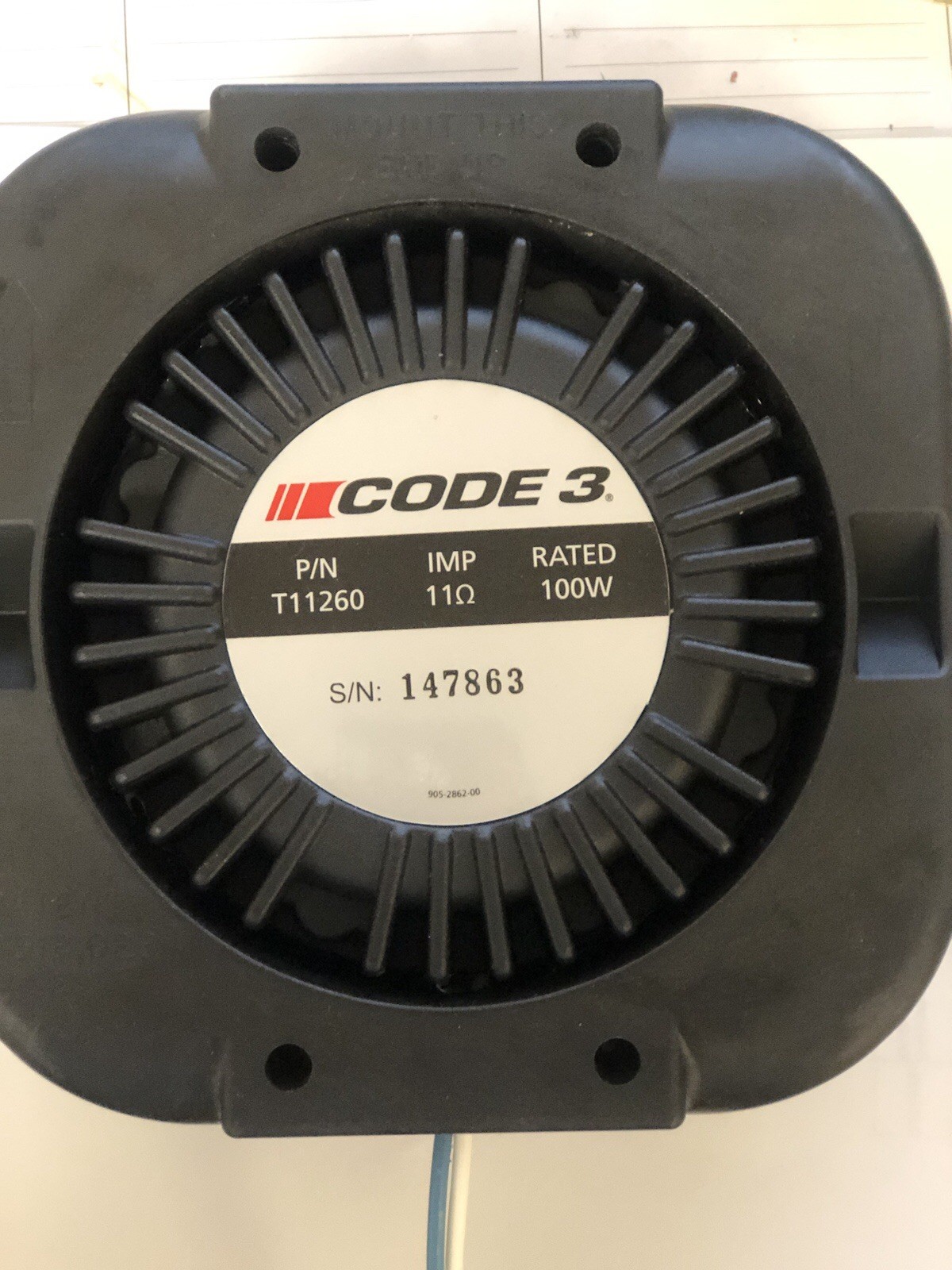 Code 3 - C3100 100 Watt Siren Speaker only