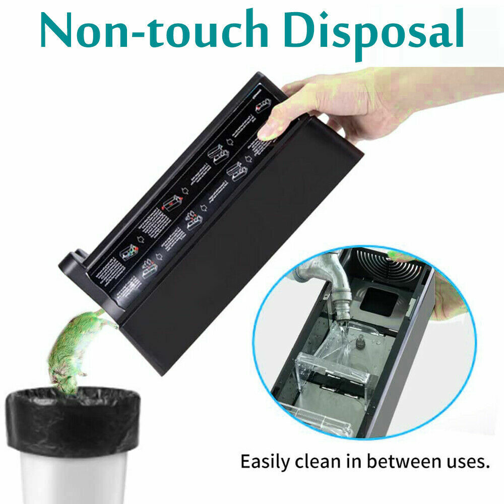 3PK Electronic Mouse Rat Trap Pest Control Electric Rodent Zapper Home Garden