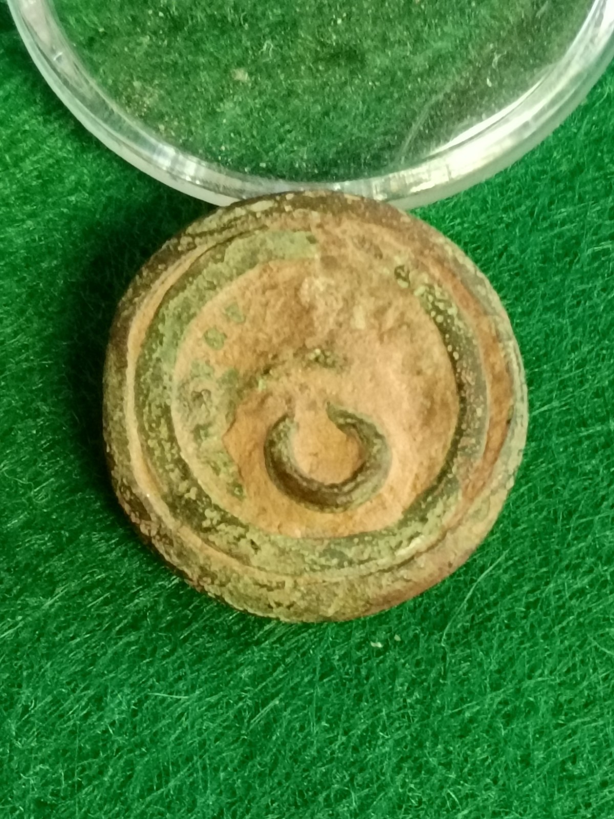 Civil War General Service Eagle 🦅 Button Push On Front Pleasant Hill Louisiana