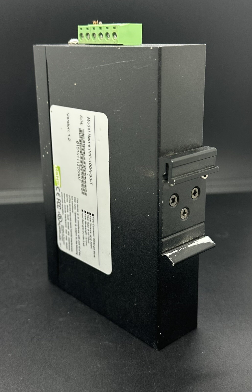 Antaira Technologies Optolinx IMP-100A-S3-T Industrial PoE Media Converter