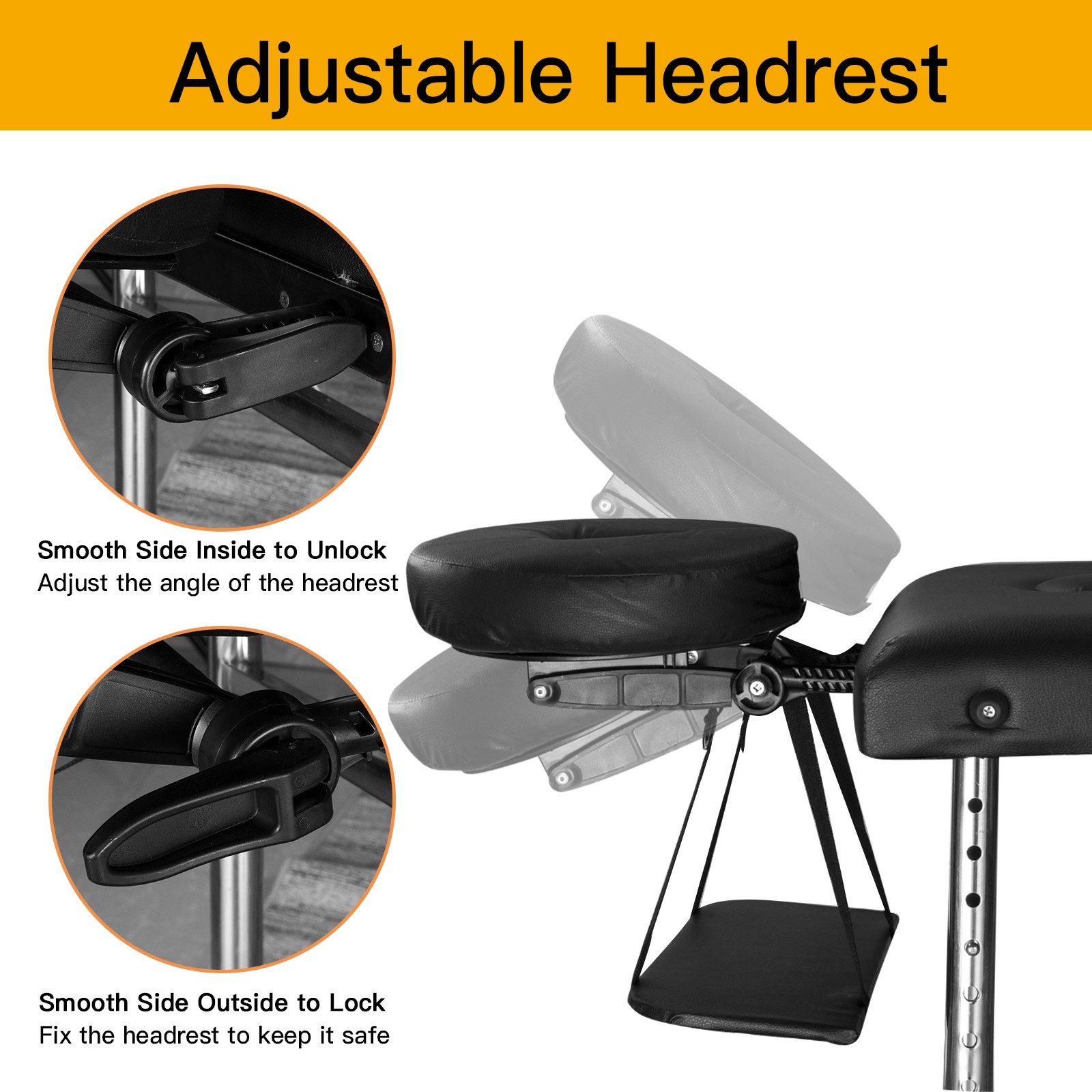 New Massage Table Massage Bed Spa Bed 84" Long Portable 2 folding W/ Carry Case