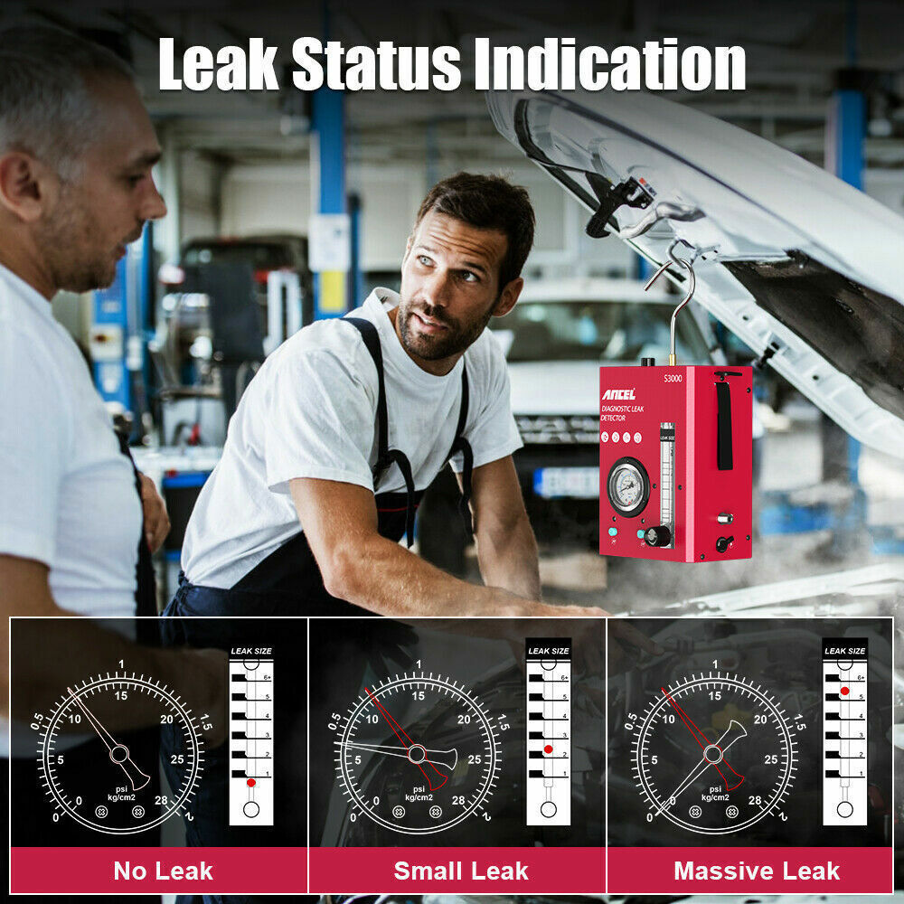 ANCEL S3000 Car Smoke Machine Diagnostic Tool EVAP Vacuum Leak Detection Tester
