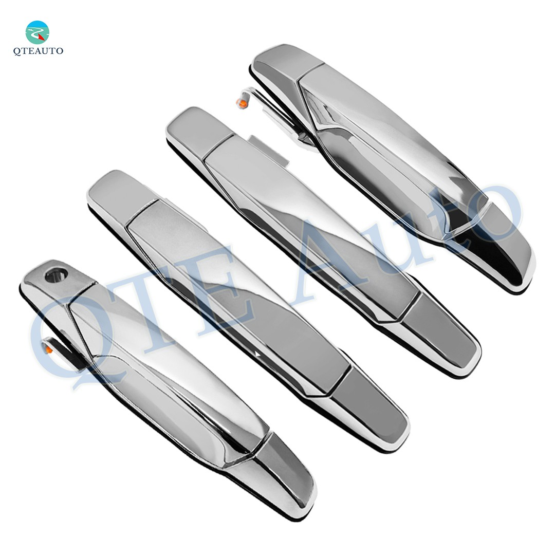 Set of 4 Front-Rear Door Handle For 2007-2013 Chevrolet Silverado 1500