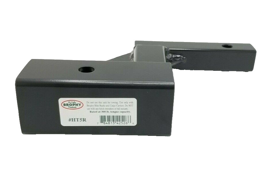 CR Brophy Hitch Adapter 1-1/4" to 2" Trailer Hitch Receiver with 5" Rise