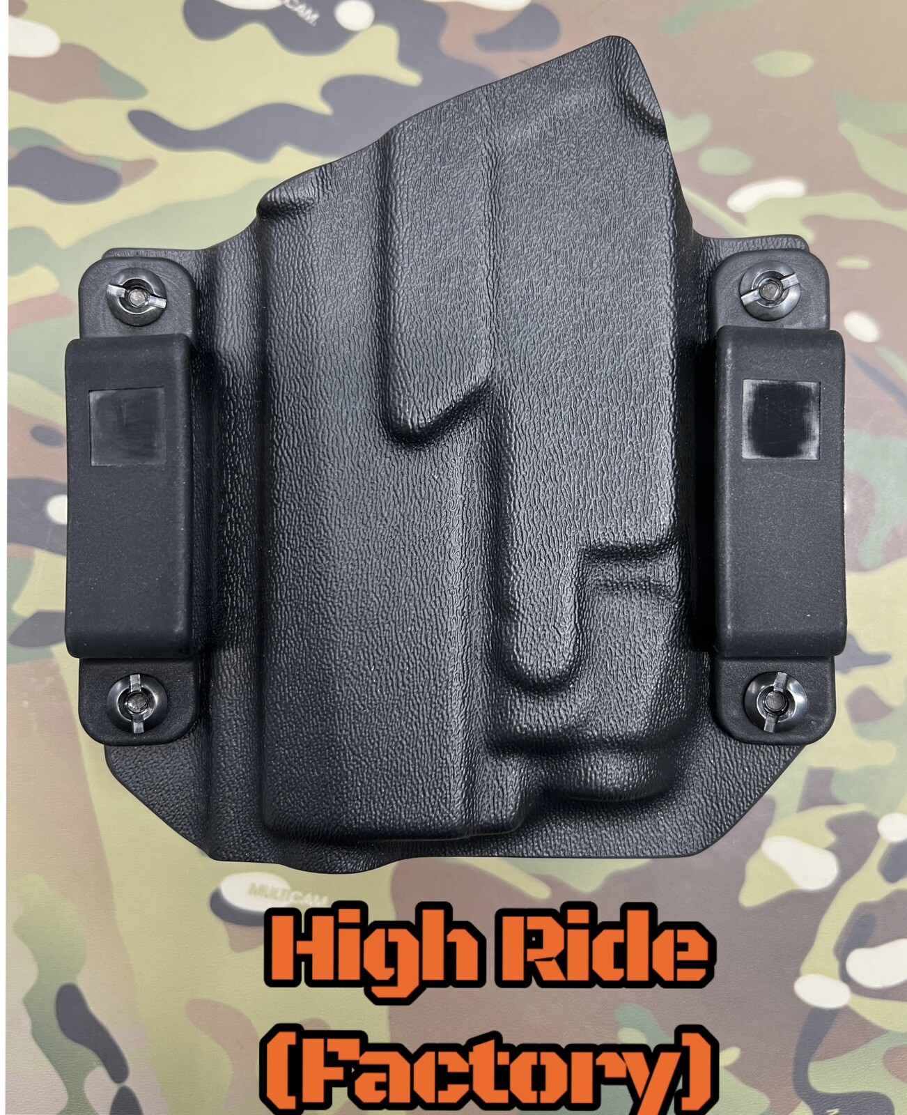 Black Injection Molded Canted Design Belt Loops for 1.75" Belts