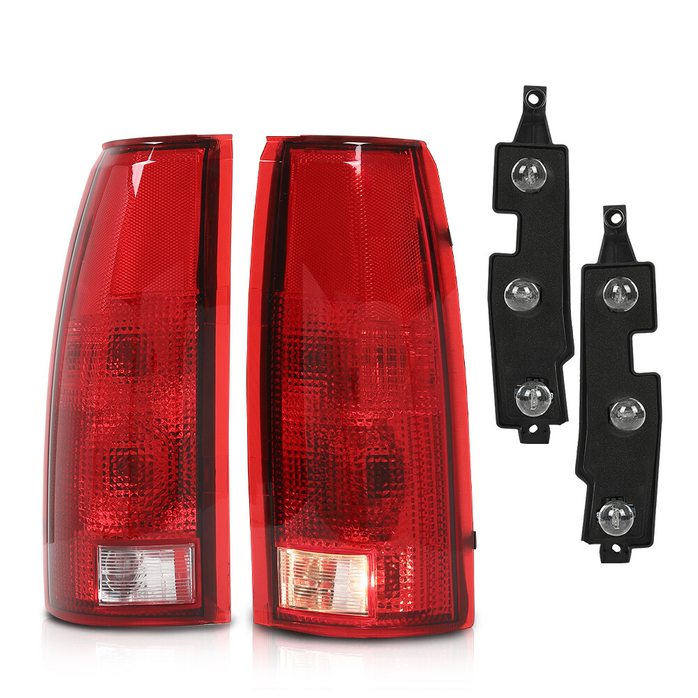 Fit For 88-99 Chevy Silverado GMC Sierra C/K Tail Lights Brake Lamps w/ Bulbs